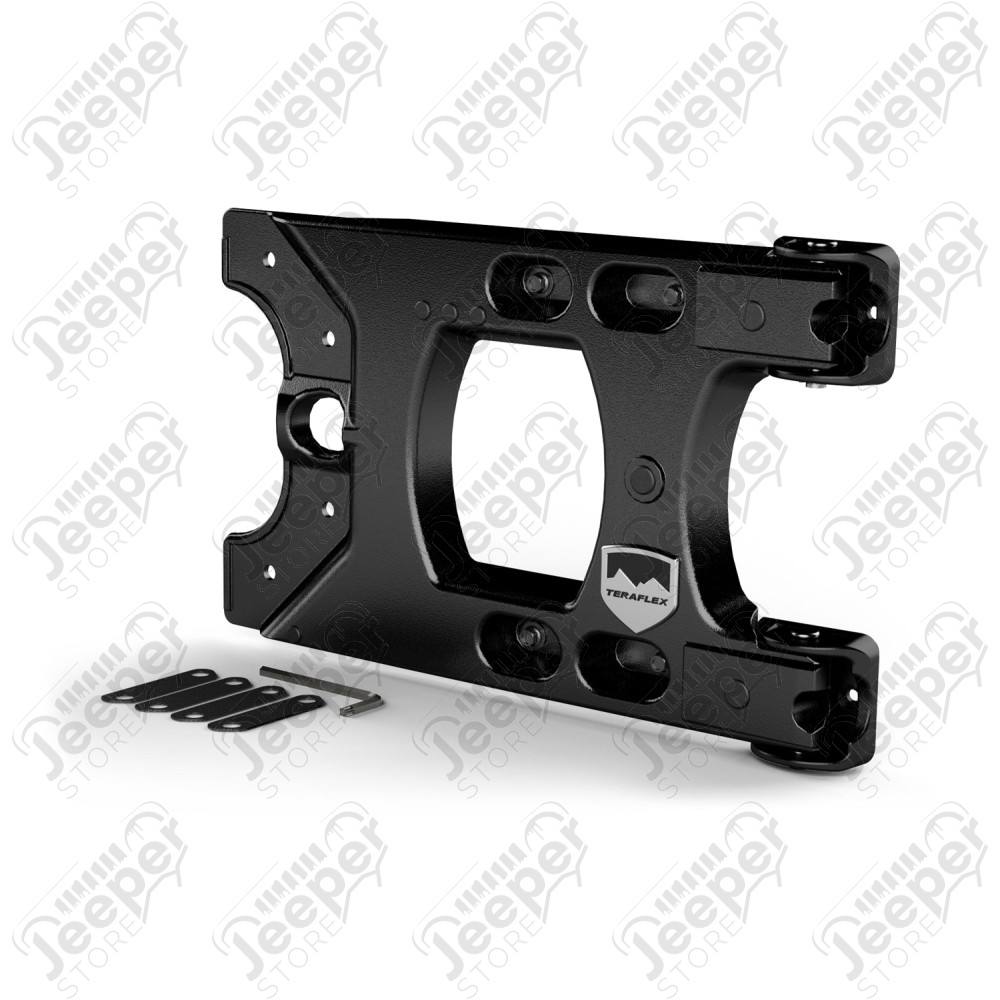 JK: Alpha HD Hinged Spare Tire Carrier Kit