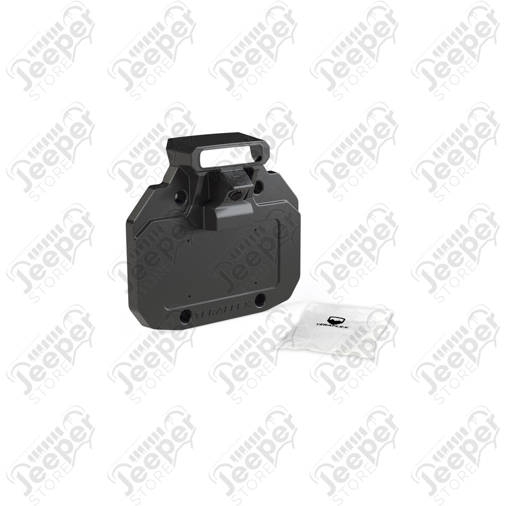 Support de plaque et caméra pour suppression roue de secours pour Jeep Wrangler JL - 4838500