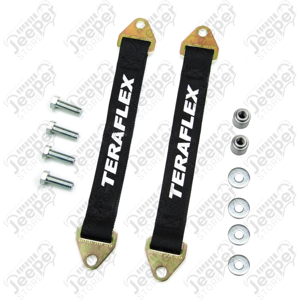 JK: 15.125" Suspension Limit Strap Kit – Front (3-4” Lift)