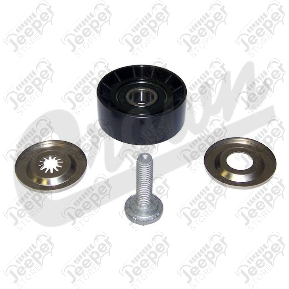 Poulie folle (galet) au dessus du tendeur (diamètre: 65mm) pour 2.0L et 2.4L Jeep Compass MK et Patriot MK
