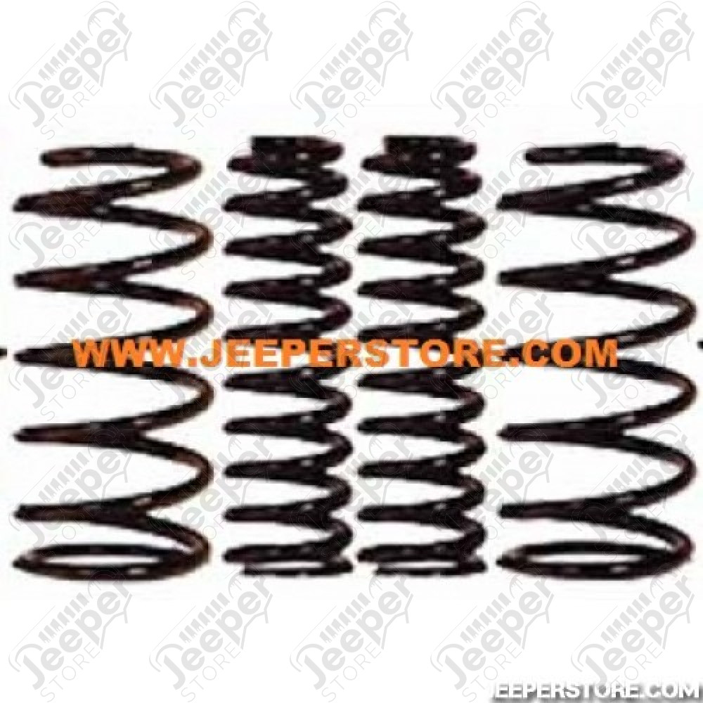 Kit de 4 ressorts OME renforcés, avant: +100kg et arrière: 300kg (hauteur origine) 2.0L essence et 3.6L V6 essence Jeep Wrangler JL Kit de 4 ressorts OME renforcés, avant: +100kg et arrière: 300kg (hauteur origine) 2.0L essence et 3.6L V6 essence Jeep Wra