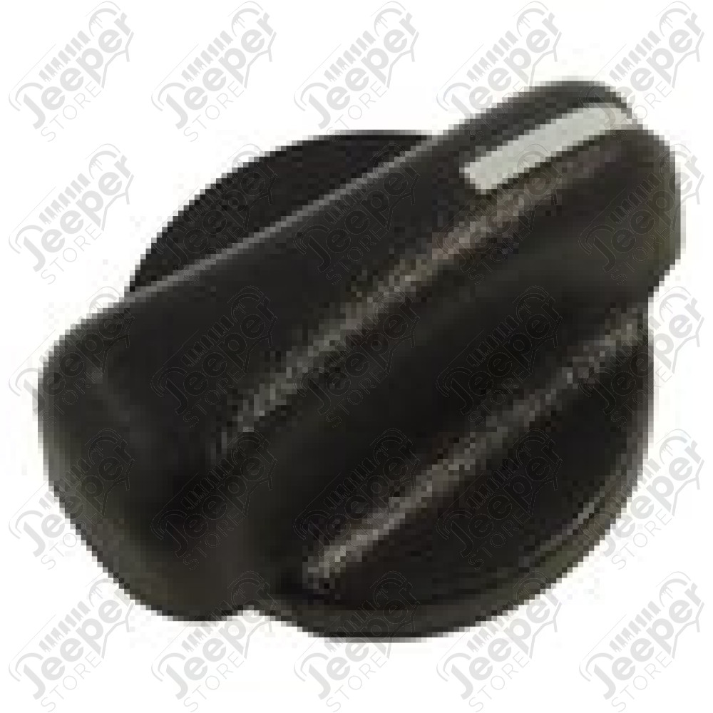 Bouton plastique NOIR de ventilation, chauffage, position de tableau de bord pour Jeep Wrangler TJ