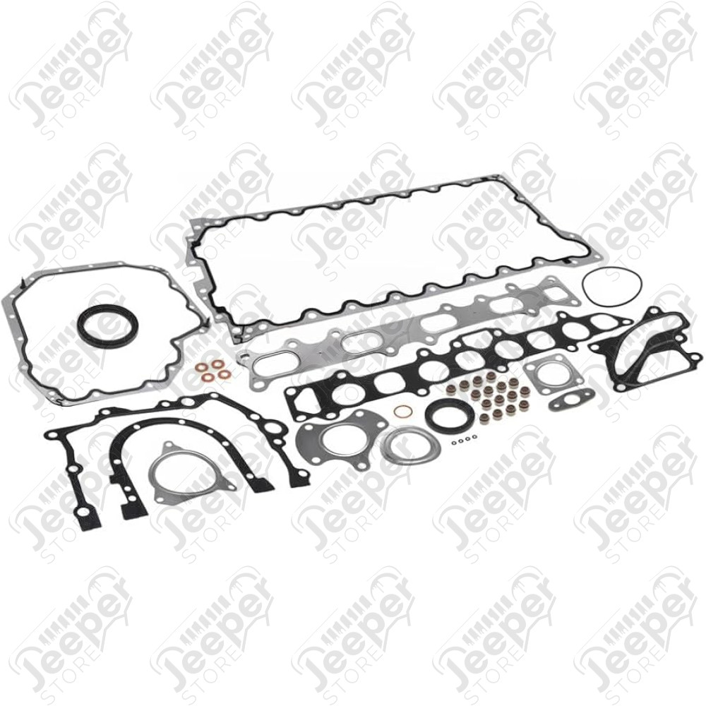 Pochette de joints complète (SANS joint de culasse et sans joint de vilebrequin arrière) pour 2.8L CRD Jeep Wrangler JK et Cherokee Liberty KK