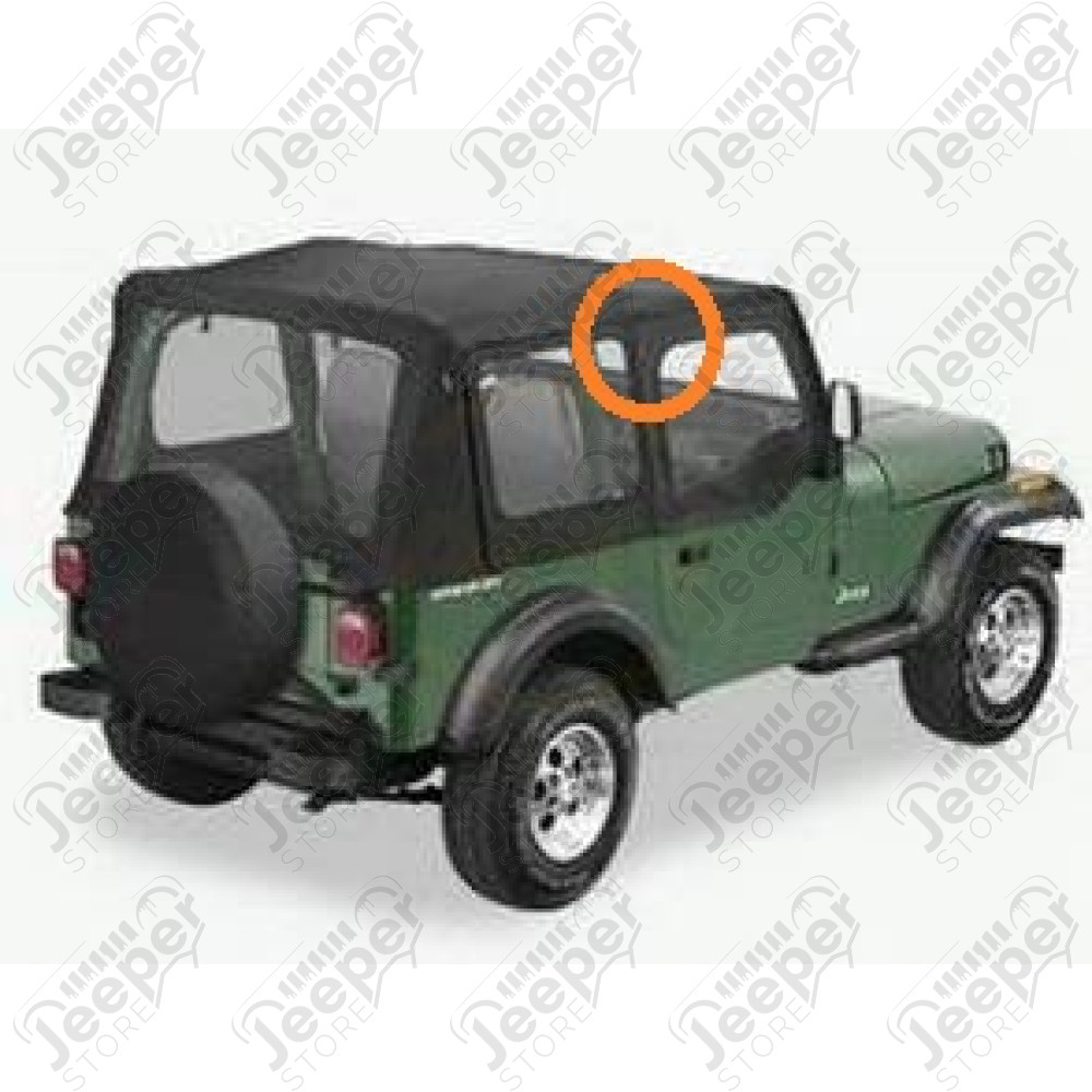 Bâche de rechange - Couleur : Charcoal - Jeep Wrangler YJ