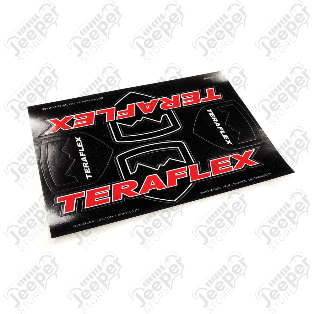 TeraFlex Sticker Sheet – 6" X 8"
