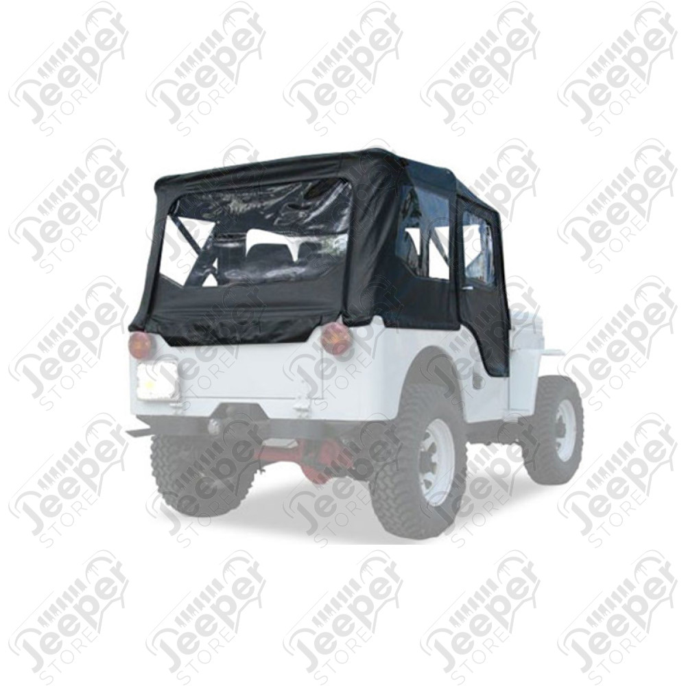 Bâche "Tigertop" - Couleur : Black Crush - Jeep CJ3B (53 - 64) - Bâche Bestop