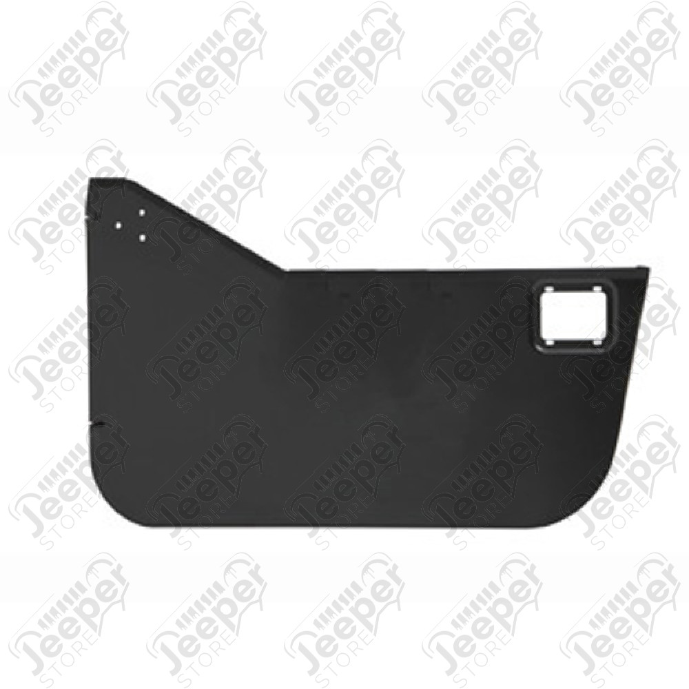 Panneaux de porte extérieur avant acier noir (la paire) Jeep Wrangler JK et JK Unlimited (2 et 4 portes)