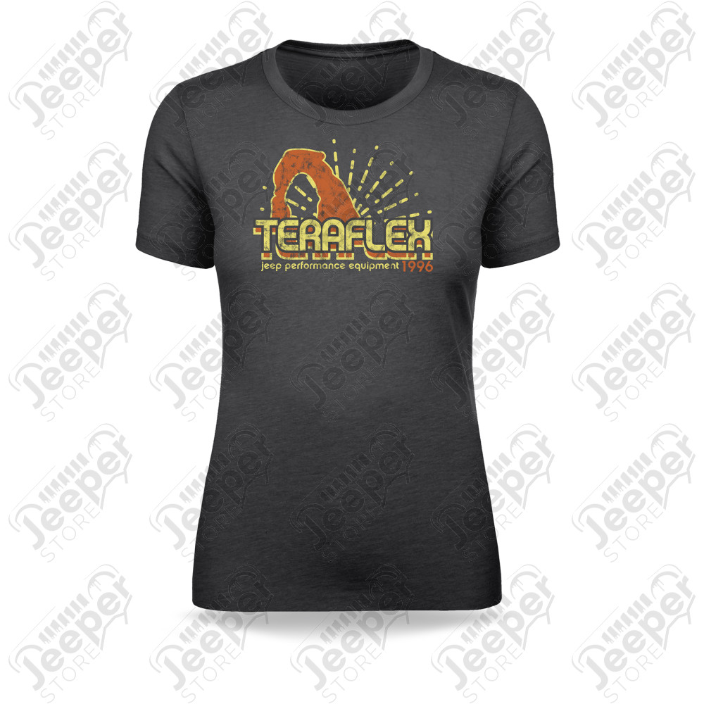 Women’s TeraFlex Arches T-Shirt w/ Retro Moab Arches Graphic – X-Large