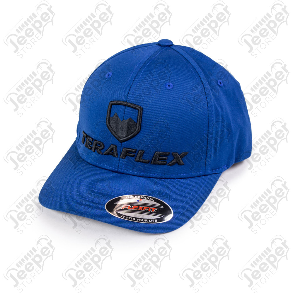 TeraFlex FlexFit Curved Visor Hat – Royal Blue/Black – Large/X-Large 