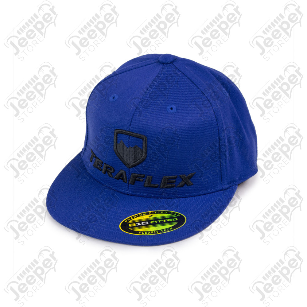 TeraFlex FlexFit Flat Visor Hat – Royal Blue/Black – Small/Medium