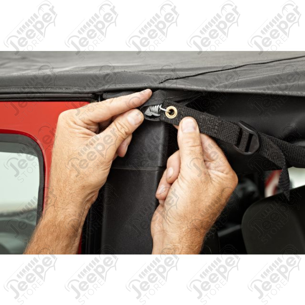 Bikini Safari " Cable Style " couleur: black Diamond pour Jeep Wrangler JK unlimited 4 portes