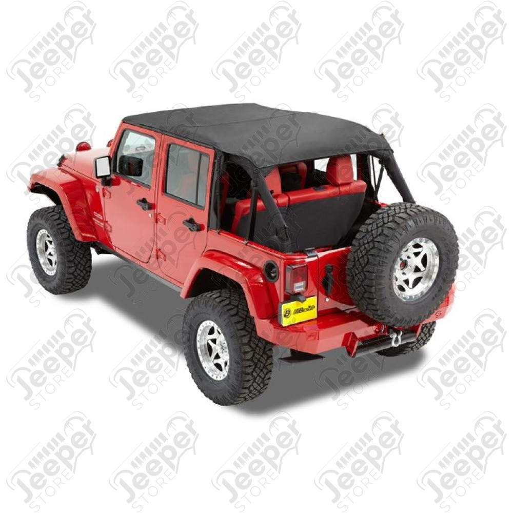 Bikini Safari " Cable Style " couleur: black Diamond pour Jeep Wrangler JK unlimited 4 portes