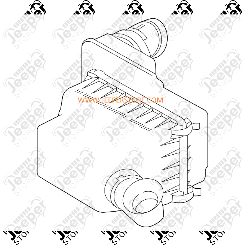 Boite à air 2.4L essence (pour le filtre à air) Jeep Wrangler TJ 