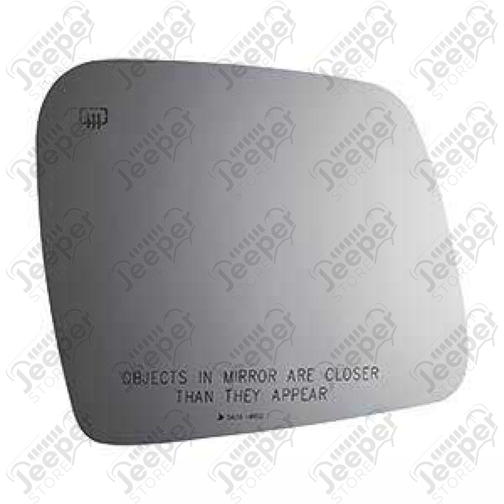Glace de rétroviseur droit (avec dégivrage) 149x168mm pour Jeep Grand Cherokee WL, WK2