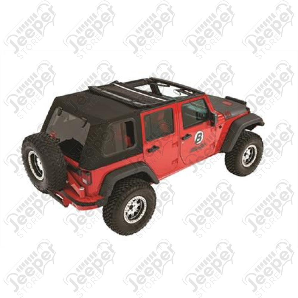 Bache complete Trektop Pro Hybrid Jeep Wrangler JK Unlimited (4 portes)