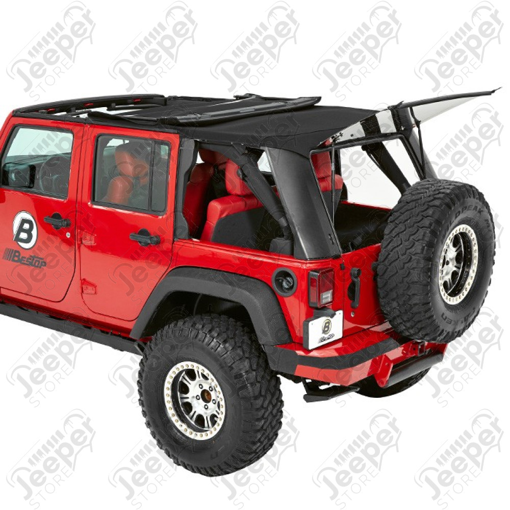 Bache complete Trektop Pro Hybrid Jeep Wrangler JK Unlimited (4 portes)