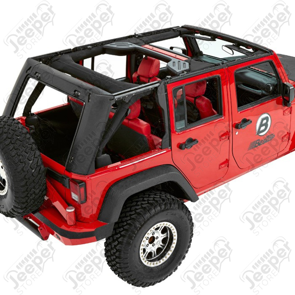 Bache complete Trektop Pro Hybrid Jeep Wrangler JK Unlimited (4 portes)