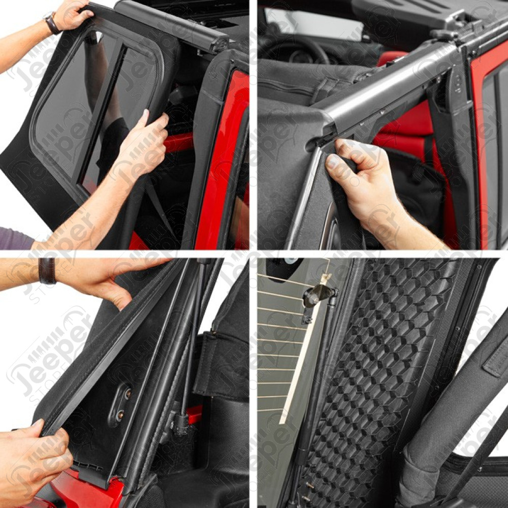 Bache complete Trektop Pro Hybrid Jeep Wrangler JK Unlimited (4 portes)