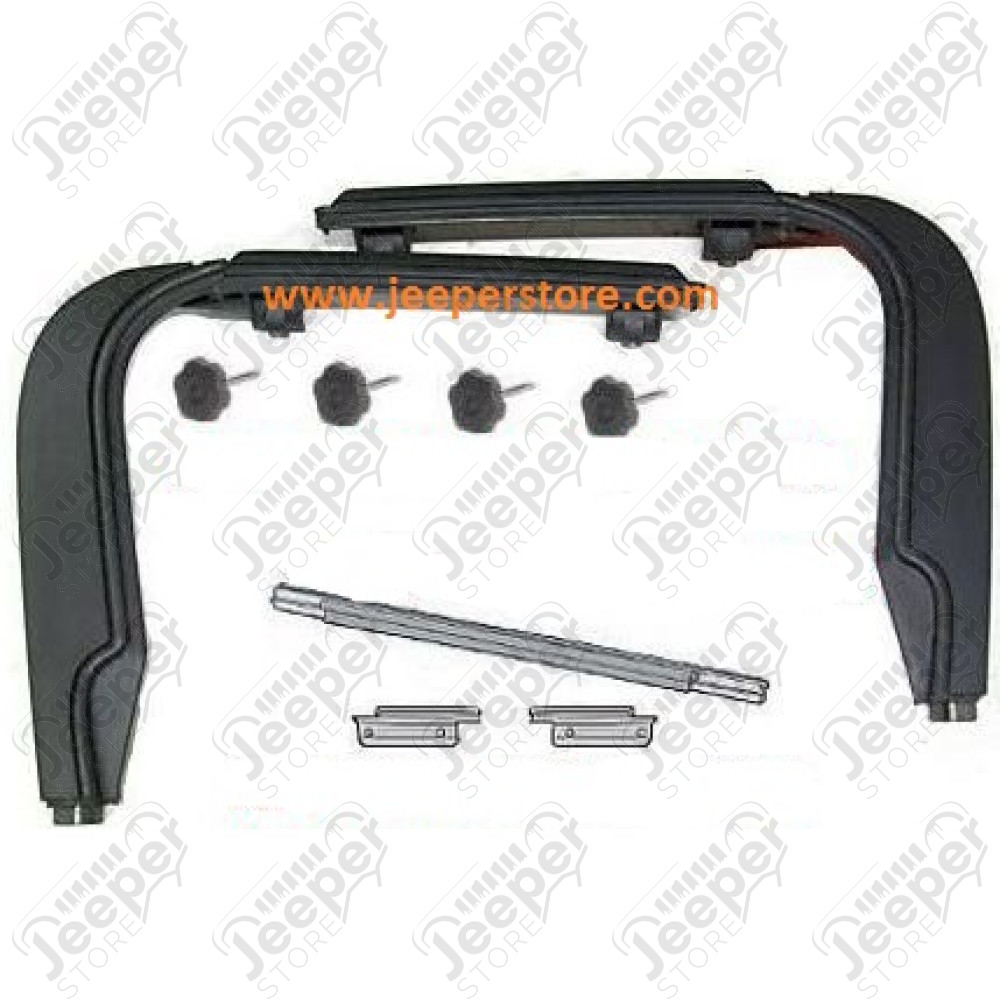 Kit encadrement de portes avec baguette de coffre - Jeep Wrangler TJ - 55012-01
