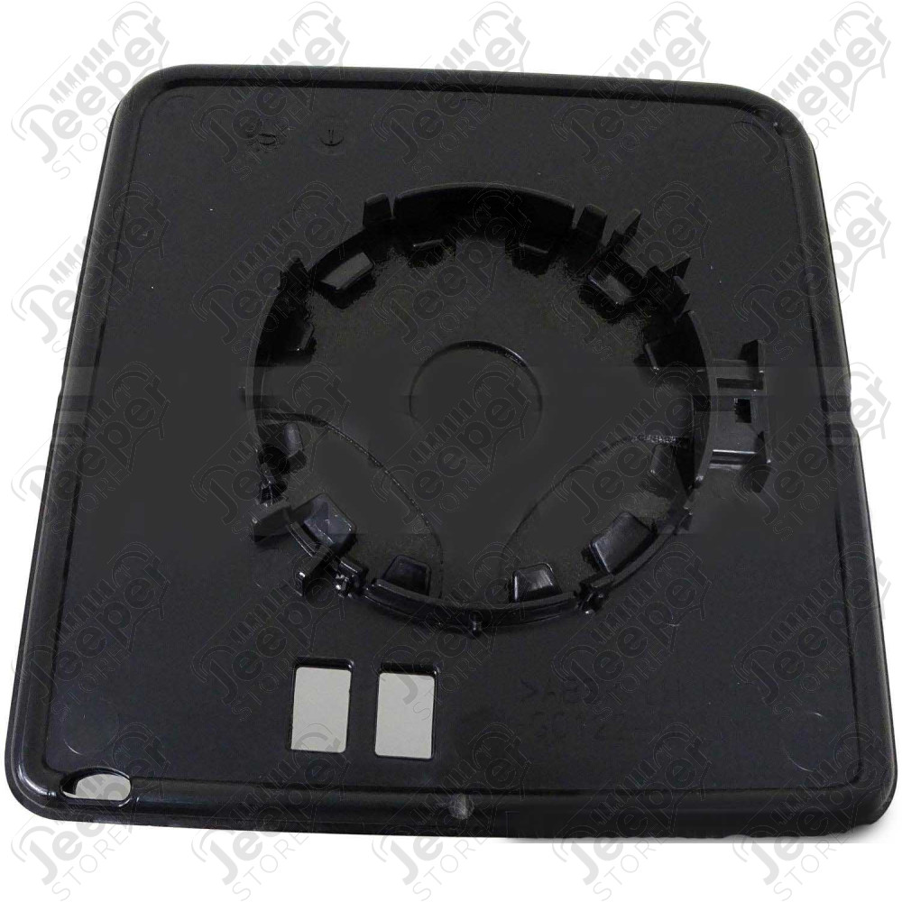 Verre (miroir) de rétroviseur gauche (manuel, non chauffé) pour Jeep Wrangler JK