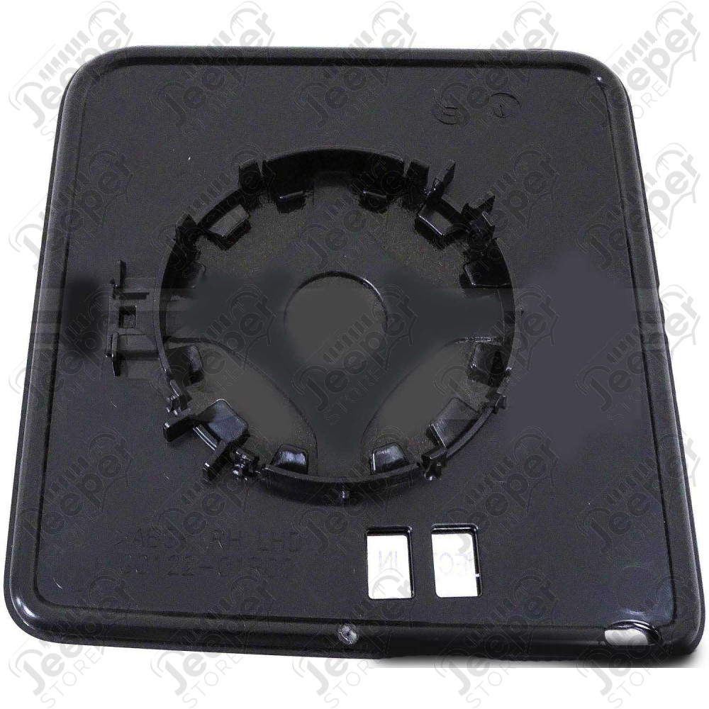 Verre (miroir) de rétroviseur droit (manuel, non chauffé) pour Jeep Wrangler JK