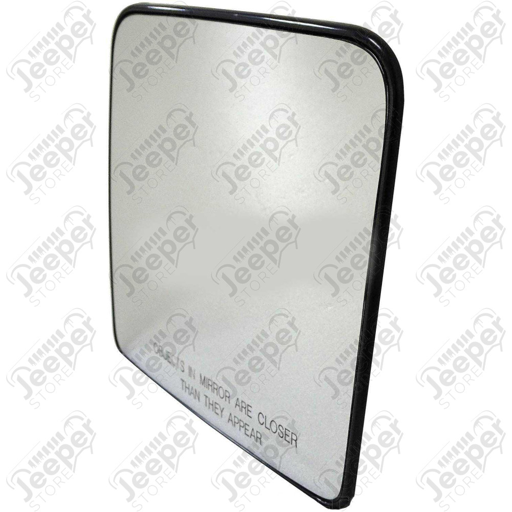 Verre (miroir) de rétroviseur droit (manuel, non chauffé) pour Jeep Wrangler JK