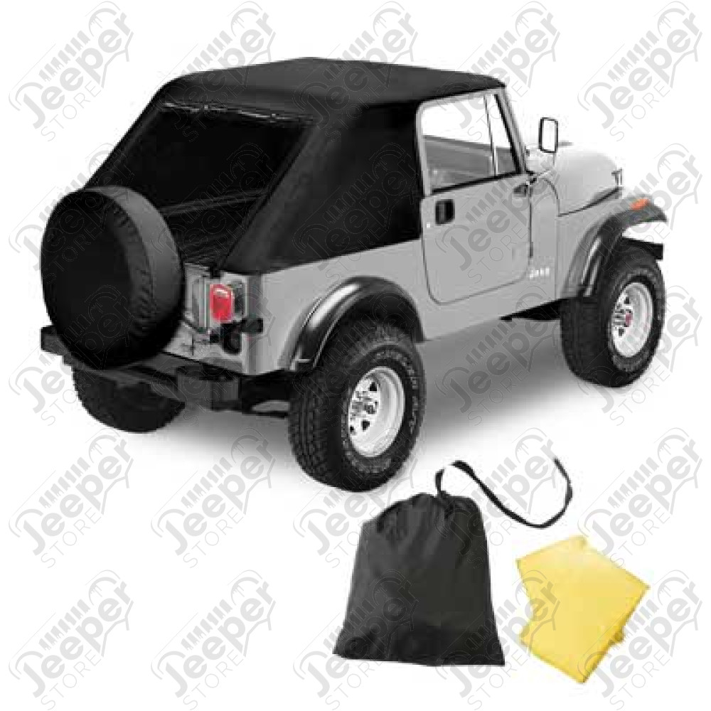 Bâche d'urgence Bestop (Pavement Ends) - Jeep CJ7 / Wrangler YJ - 56810-01