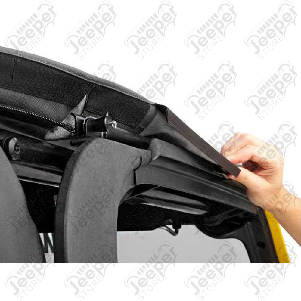 Bache complète "Trektop NX" - Couleur : Black - Wrangler JK Unlimited (4 portes) - 56853-35
