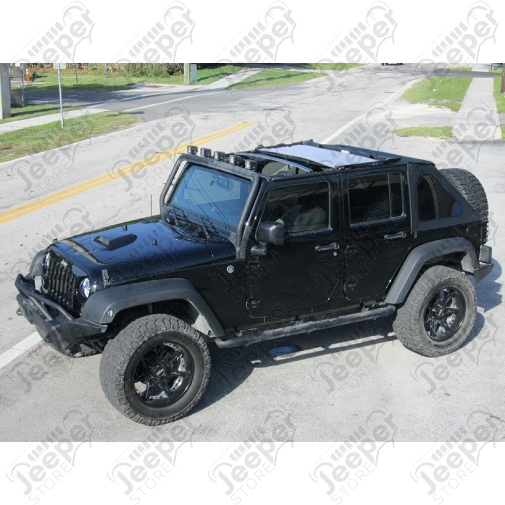 Bache complète "Trektop NX" - Couleur : Black - Wrangler JK Unlimited (4 portes) - 56853-35