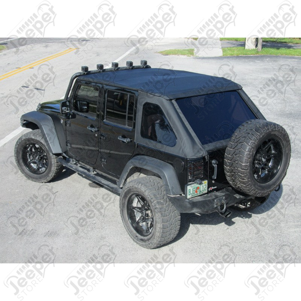 Bache complète "Trektop NX" - Couleur : Black - Wrangler JK Unlimited (4 portes) - 56853-35