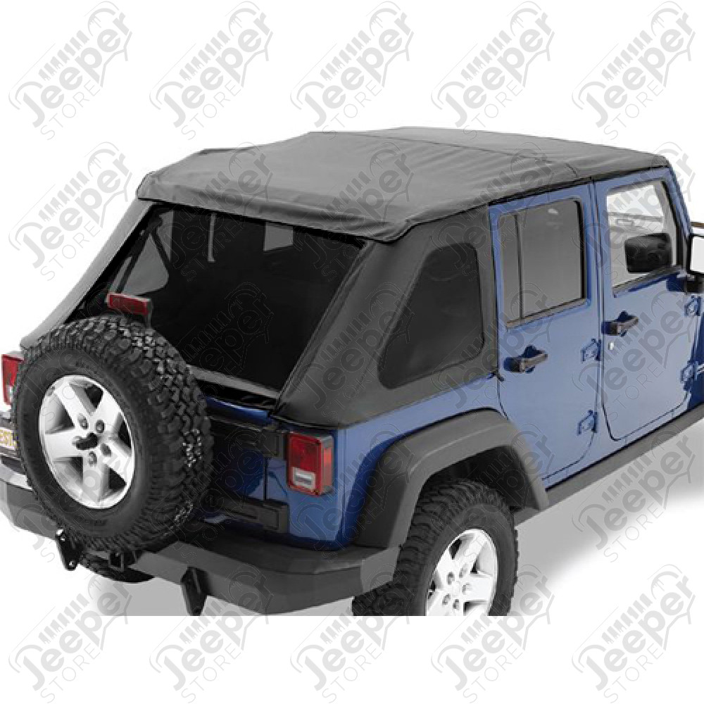 Bache complète "Trektop NX" - Couleur : Black - Wrangler JK Unlimited (4 portes) - 56853-35