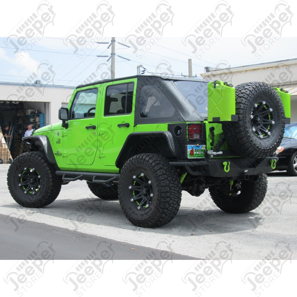 Bâche Trektop - Couleur : Black - Tissu : Twill (triple épaisseur) - Jeep Wrangler JK Unlimited (4 portes) 