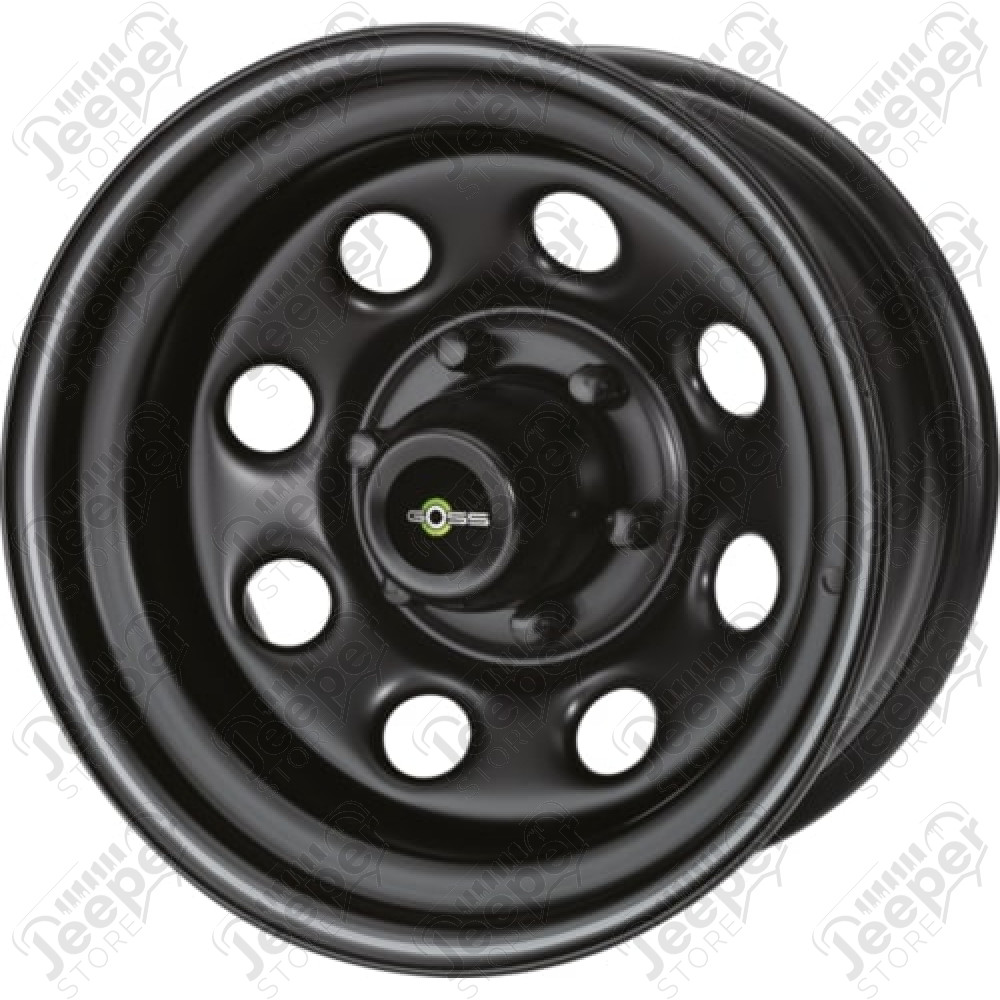 Jante acier Modular noir Soft8 9x17 / 5x114.3 / ET: 0 / Profondeur: 13.20cm - 571BK - Jante acier 4x4 17 pouces