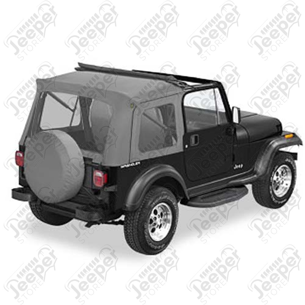 Bache complète "SUNRIDER" - Couleur: Charcoal (gris) - Jeep CJ7, Wrangler YJ - 51698-09 - Bâche soft-top Bestop