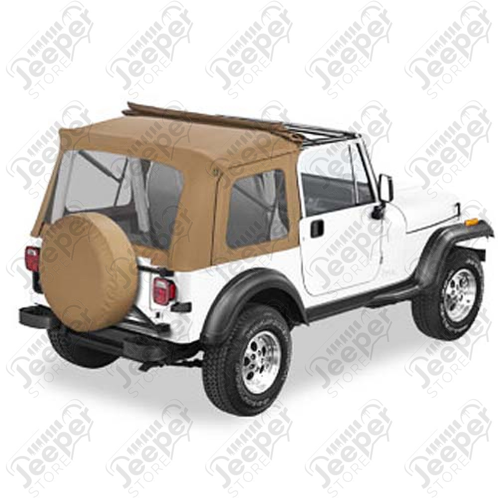 Bache complète "SUNRIDER" , couleur spice (marron) , CJ7, Wrangler YJ 