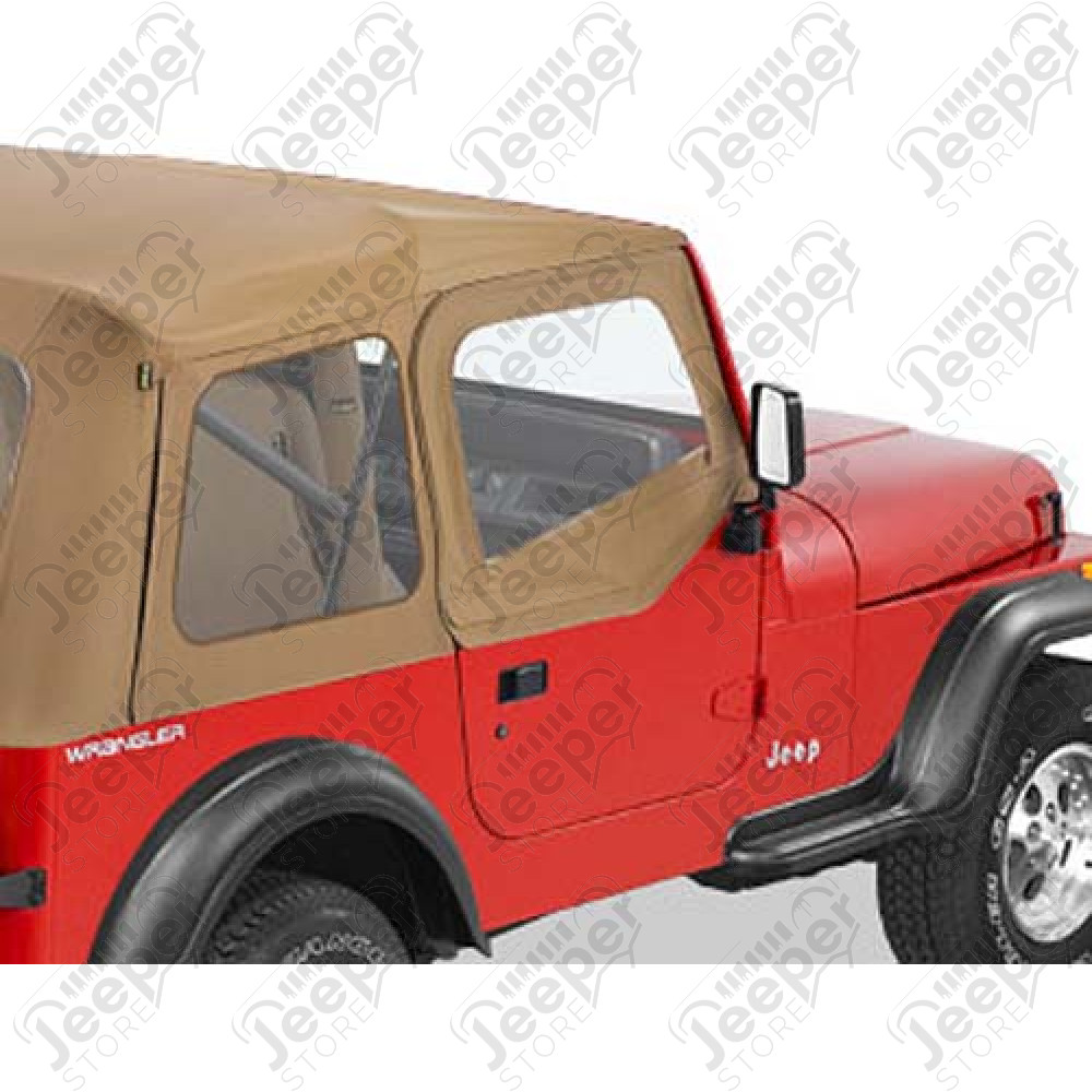 Fenêtres amovibles pour demi-porte - Couleur : Spice - Jeep Wrangler YJ - 51780-37