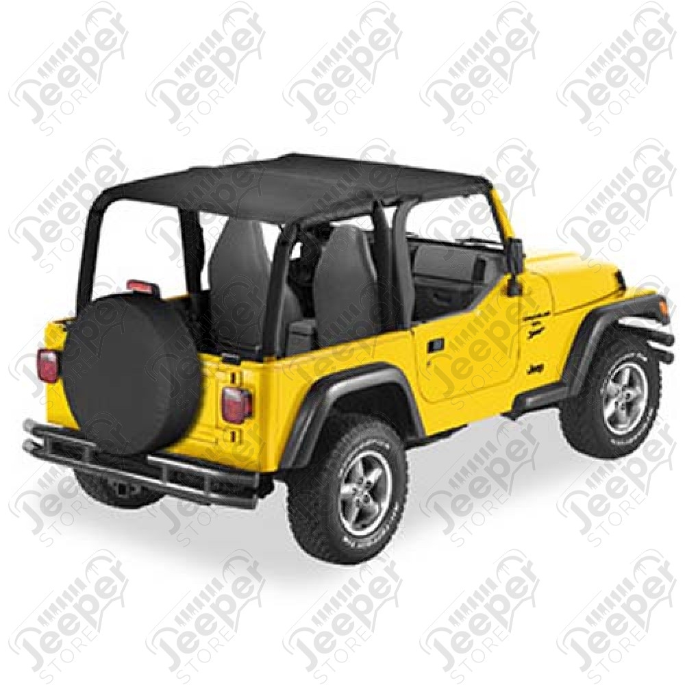 Bikini Header version Safari - Couleur : Black Denim - Jeep Wrangler TJ