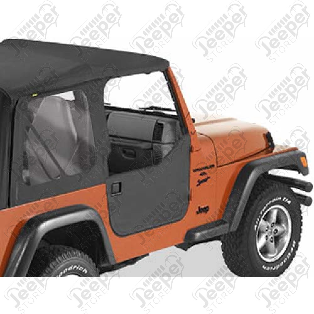 Kit demi portes en toile - Couleur Black Diamond - Jeep Wrangler TJ - 53039-35