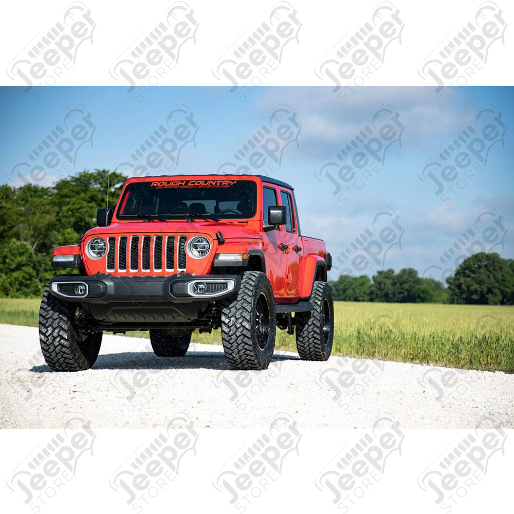 Kit réhausse +8.90cm (+3.5") avec cales pour Jeep Gladiator JT