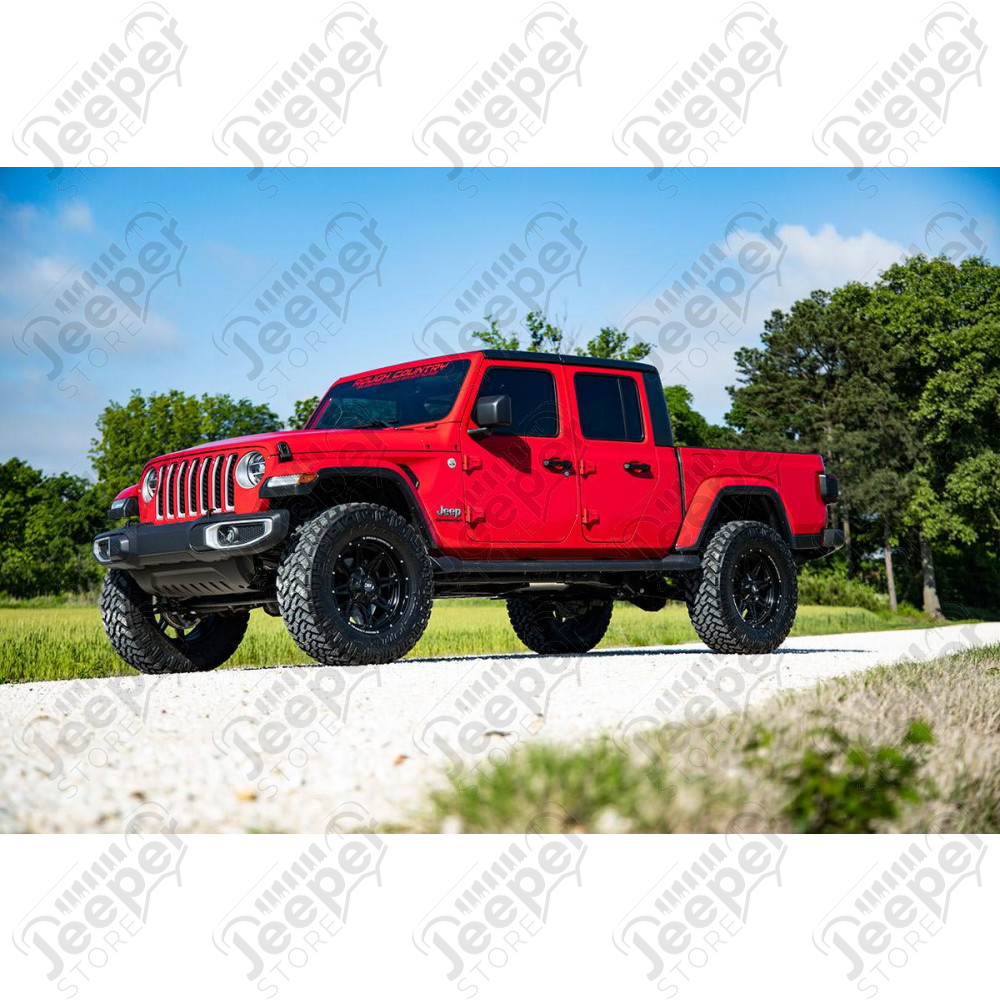 Kit réhausse +8.90cm (+3.5") avec cales pour Jeep Gladiator JT