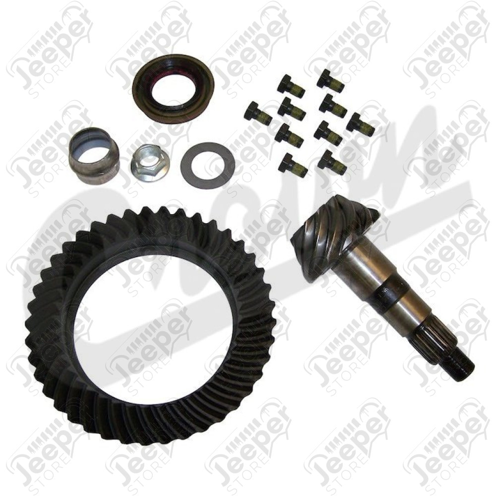 Couple conique avant Dana 44 ratio : 4.10 - Jeep Wrangler JK Rubicon - 68017175AB