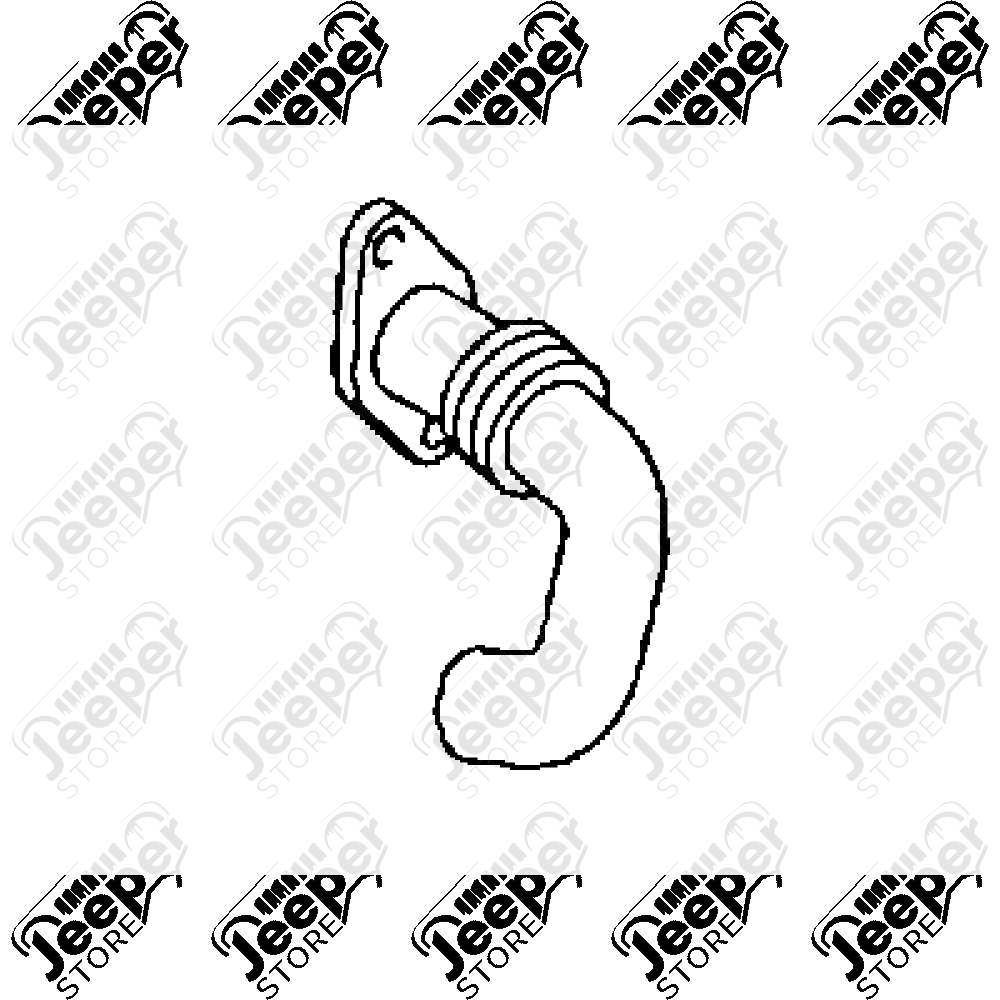 Tuyau acier pour turbo compresseur moteur 2.0L CRD (140ch.) Jeep Compass MK