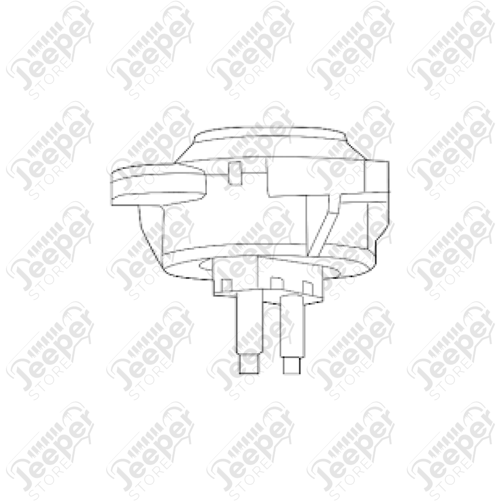 Silentbloc de boite automatique 3.0L CRD (moteur VM) Jeep Grand Cherokee WL, WK2
