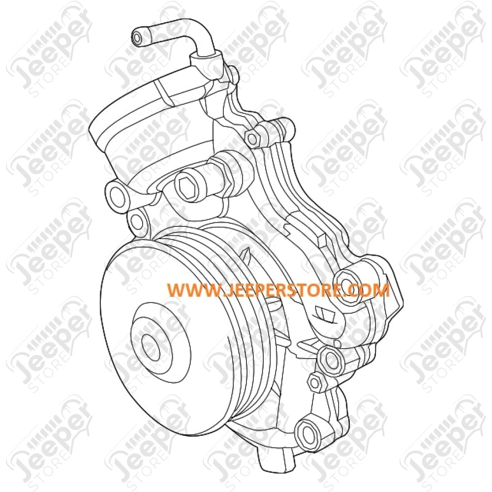 Pompe à eau moteur 3.0L CRD - Jeep Grand Cherokee WL / WK2 - 68157161AB