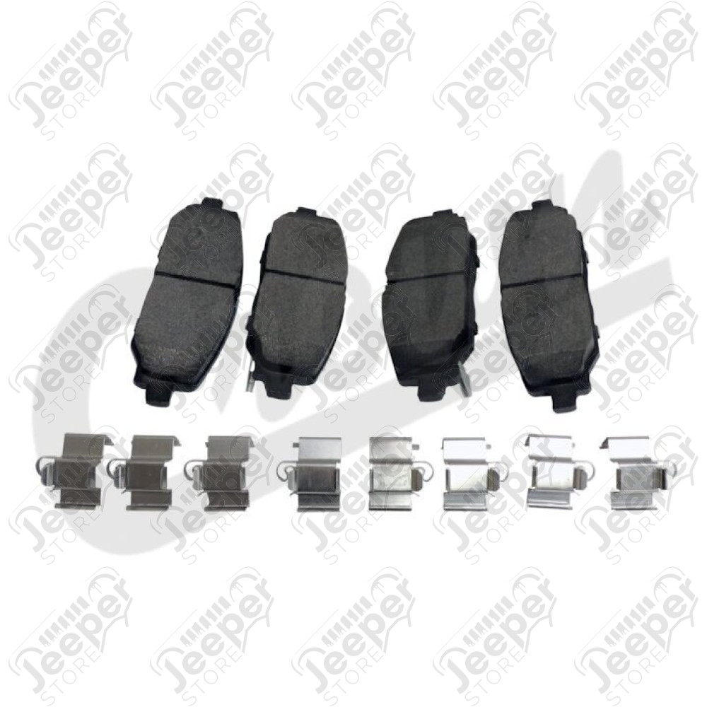 Kit plaquettes de frein arrière Jeep Wrangler JL - (diamètre disque : 13.4" / 34,04cm) - 0307.31 / 68386838AC / 68386838 / BPCH-7003 / LP3703 / 