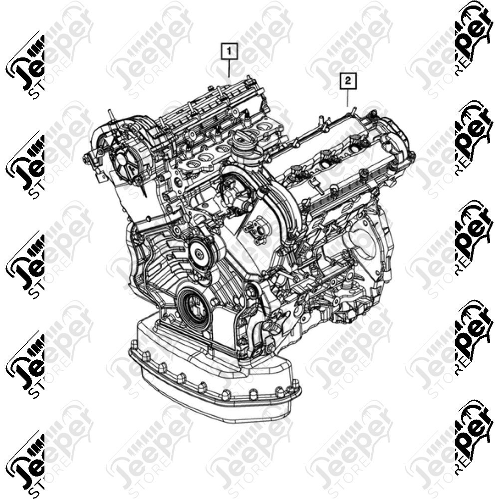 Kit joints moteur 3.0L CRD 250ch. (moteur VM) Jeep Grand Cherokee WL, WK2
