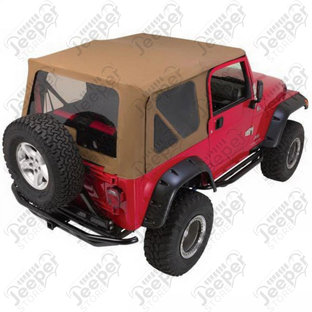 Bâche complète Soft-top - Couleur: marron (spice) - Jeep Wrangler TJ
