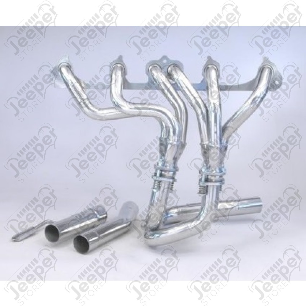 Collecteur inox (2 en 1) avec tubulure et joint 4.0L essence pour Jeep Wrangler YJ