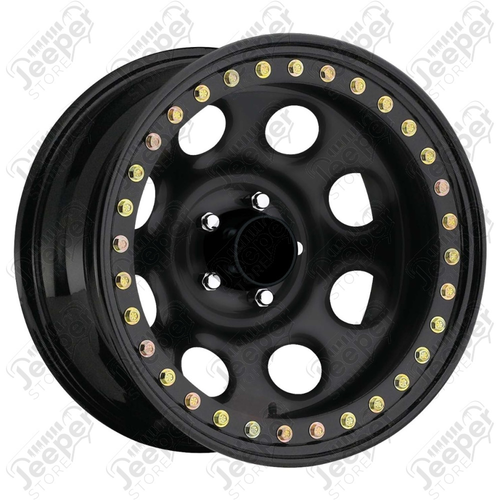 Jante acier BeadLock Noir 9x17 / 5x127 / ET: -10 - 773BK - Jante acier 17 pouces