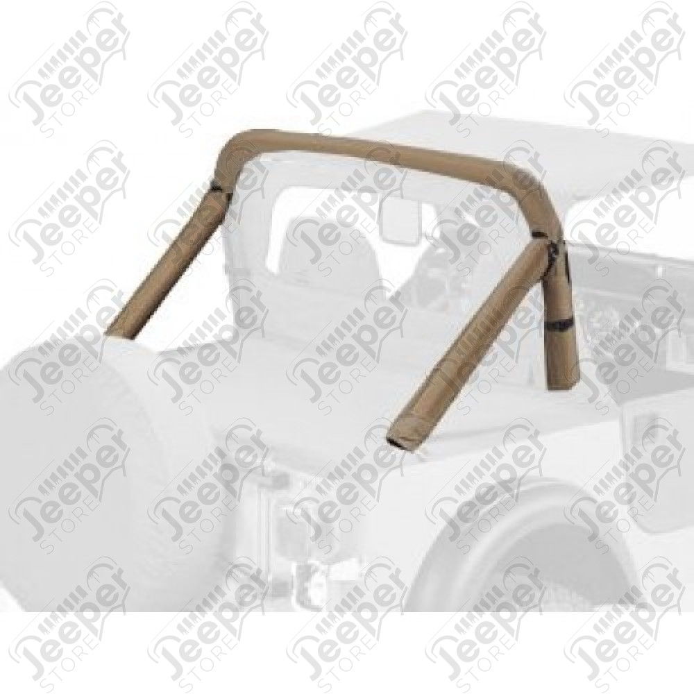 Kit housses d'arceaux de sécurité, couleur: tan Jeep CJ5 et CJ7